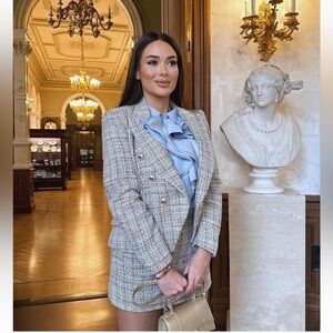 Zara Women's Tweed Blazer